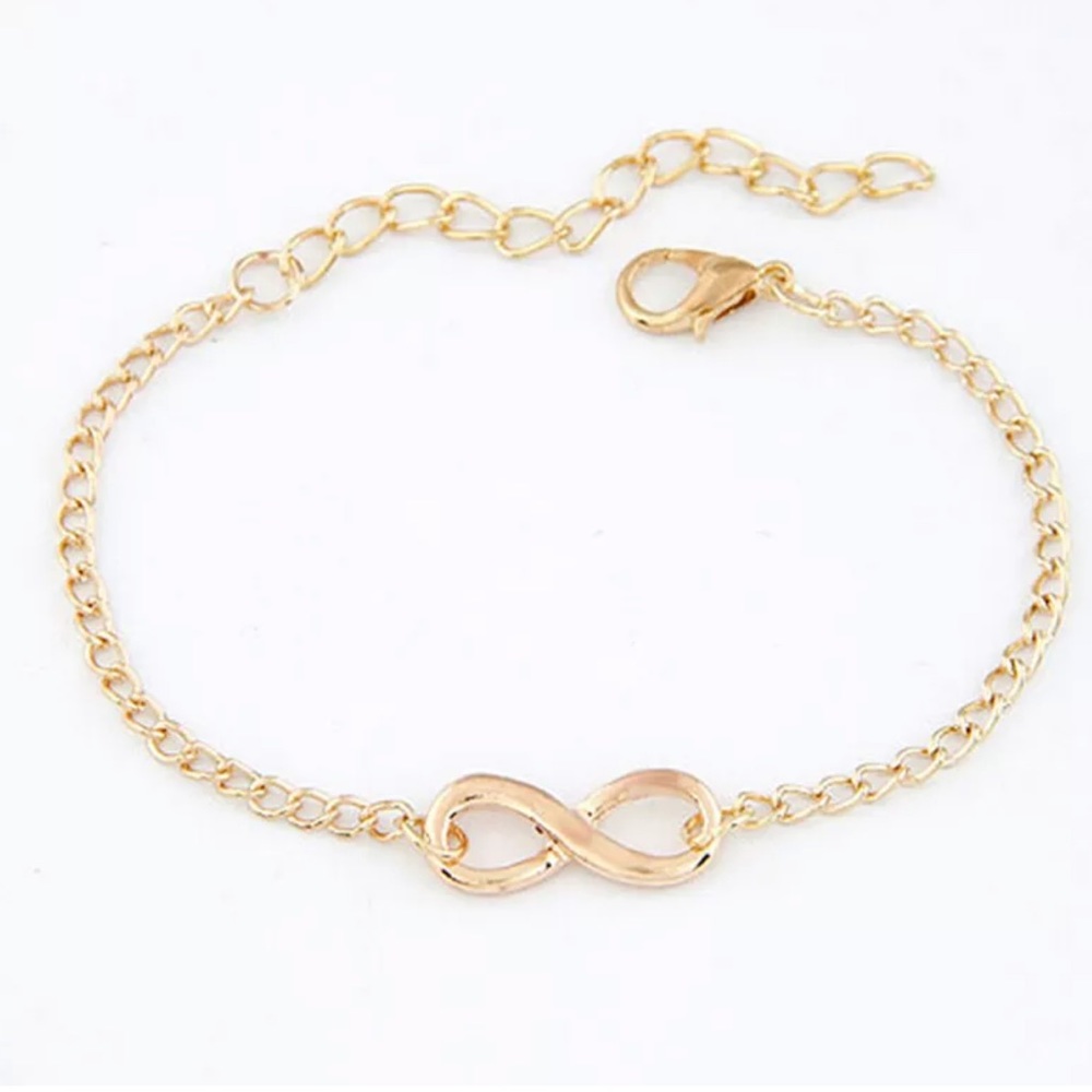 💰Firm Silver or Gold Infinity ∞ Bracelet - New